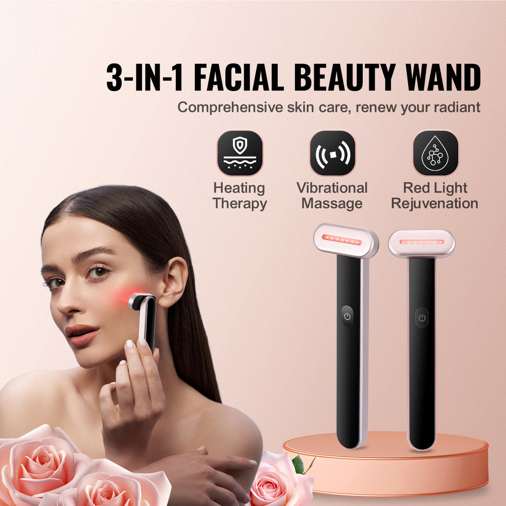Red Light Therapy Facial Wand